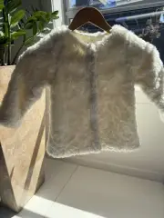 Faux Fur Pumpkin Patch Jacket Size 3. New With Tags
