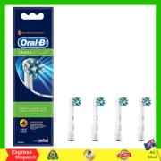 Oral-B Cross Action Replacement Electric Toothbrush Heads Refills 4 Pack NEW AU