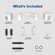 For Quest 2 VR Glasses Controller Magnetic Multi-function Charging Dock 6000mAh