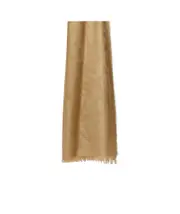 Modal, cotton and cashmere stole One size camel