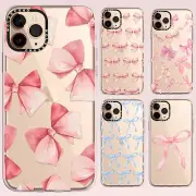 iPhone 16 15 14 13 12 11 Pro Max Plus Case Shockproof Coquette bow Cute Cover