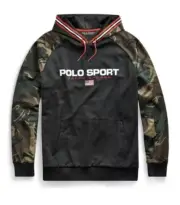 Polo Sport Ralph Lauren RRL Hoodie Camo Pullover Mens Large FAST Ship New
