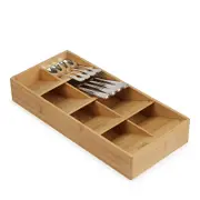 Joseph Joseph DrawerStore Bamboo Large Compact Cutlery Organizer