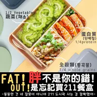 在飛比找Yahoo奇摩購物中心優惠-【FAT WAY OUT!】韓風新設計超便攜飲食控管211餐
