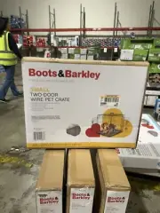 Boots & Barkley Wire Collapsible Dog Crate BLACK -SMALL 20"x20"x18"