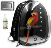 Pet Bags Bird Carrier Parrot Travel Backpack Transparent Space Capsule Carrying