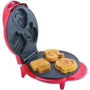 WM‐6S Peanuts Snoopy and Charlie Brown Waffle Maker, Red