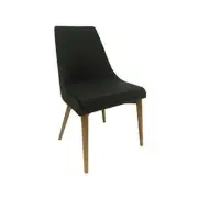 James Brown Fabric Dining Chair polyester / solid ash legs