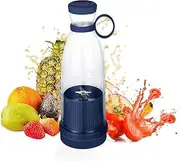 Portable Blender,350ml Personal Mixer Fruit Rechargeable with USB,Mini Blender for Smoothie,Fruit Juice,Milk Shakes,Mini Juicer Cup Home/Office/School/Outdoors