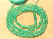 Apatite 3mm Micro Faceted Rondelle Gemstone Beads 13.5" str; Excellent Quality