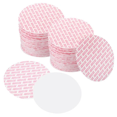 83mm/3.24" Foam Lid Liner, 300Pcs PS Resistant Pressure Sensitive Seal White Red