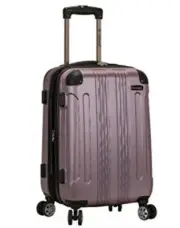 NWT Rockland London Hardside Spinner wheel Luggage Pink Cary-on 20”