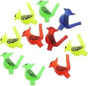 Toddmomy 10pcs Bird Water Whistles for Fun Musical Dual Function Water Harmonica for Birthday Favors Oral Muscle Training