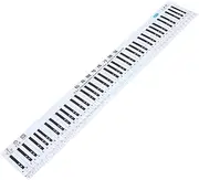 HONITANO 1Pc 88 Piano Keyboard Keys Practice Chart Music Note Guide for Beginners Easy Piano Teaching Aid Printing Tool