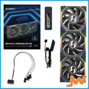 Lian-Li UNI FAN 120 SL Wireless LCD ARGB PWM 1900RPM Fan 3-Pack - Black