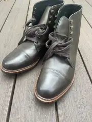 Allen Edmonds Olive Landon Toe Cap Boots Men’s 10.5 EEE NIB