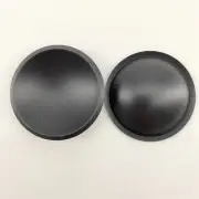 2- 40mm / 1.57" Black PP Speaker Dust Caps For Sub-Woofer Bass Speaker W/ Lip