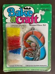Vtg Mary Jesus Bake-a-Craft Window Suncatcher Christmas Ornament Kit 1986