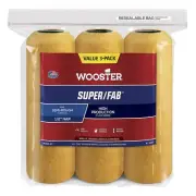 Brush R740-9 Super/Fab Roller, 1/2-Inch Nap, 3-Pack, 9-Inch