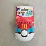 Mega Construx Pokemon hnt91 Chewtle Figure with Pokeball Building Set NEW