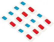 jojofuny Anaglyph 3D Glasses 100pcs Cardboard Movie Glasses Perfect for Birthday Parties Home Entertainment