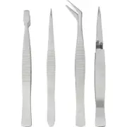 Major Tech 4 pcs Tweezer Set STS0304