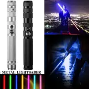 Lightsaber 7 RGB Color Change Heavy Dueling Metal Handle Light Saber Cosplay Toy