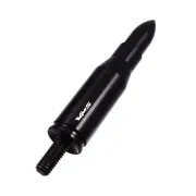 FOR 93-16 TOYOTA TRD BLACK 223 CALIBER BULLET ALUMINUM STUBBY SHORT ANTENNA 3'' (for: Toyota)