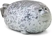 Minimin 3D Plush Pillow Cute Chubby Blob Seal Pillow Stuffed Soft Pillow for Children Home Decor Birthday Baby Playing Game