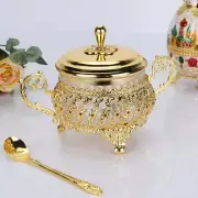 Terrarium Kitchen Countertop Organizer Garlic Storage Jar with Cover