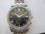 CITIZEN ECO-DRIVE MEN'S WATCH CHRONO DIAMOND BEZEL BF0580-57L