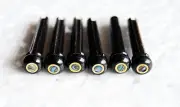 BUY 1 GET 1 , 2 Sets Black Horn With Brass Circle Bridge Pin Guitar Luthier BP26