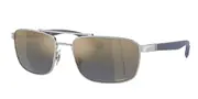 Ray-Ban RB3737CH Chromance Polarized 003/J0 Men's Sunglasses Silver Size 60