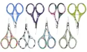 Nirvana Needle Arts Scissor- Colorful Handled Scissors (Assorted Colors)