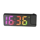 Alarm Clock Clock 19.3*4*8.5cm Digital Electronic Clock Plastic Projection
