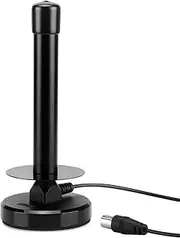 August DTA250 - High Gain Freeview TV Aerial - Portable Indoor/Outdoor Digital Antenna for USB TV Tuner/DVB-T Television/DAB Radio - with Magnetic Base
