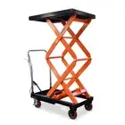 131cm Hydraulic Scissor Lift Table 350kg Rated Jack Hoist Work Bench Trolley