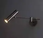 Modern Wall Lamp Swing Arm Wall Light Sconce, Cylinder Reading Sconce