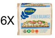 Wasa Knäckebröd Crispbread Knekkebrød Fiber Balance Swedish Norway Flatbread 6X