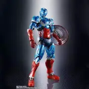 Bandai Tech-On Avengers S.H.Figuarts Tech-On Captain America Figure USA Seller