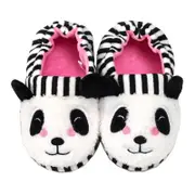 Nevenka Cute Panda Plush Slippers for Baby Girls Soft Winter House Shoes