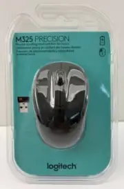 Logitech M325 Wireless Mouse Black Precision Scrolling Windows Or Mac