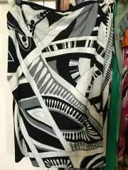 NWT Emilio Pucci pleated front wrap skirt SZ 40