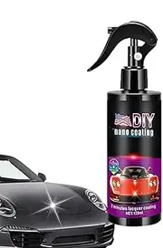 Car Ceramic Coating Spray | Fast-Acting Nano Coating Solution 120ml,Long-Lasting Protection Vehicle Polishing Liquid for Truck