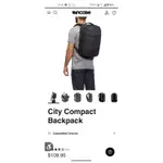 INCASE 後背包 CITY COMPACT 蘋果產品專用 MACBOOK 黑色 二手