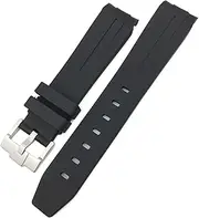 [BANDKIT] For Rolex Submariner Hulk GMT Milgauss Yacht Master Deepsea Rubber Watchband 19mm 20mm 21mm 22mm Silicone Strap