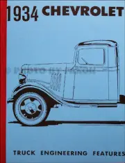 1934 Chevrolet Truck Engineering Features Manual Chevy Pickup Panel Express Book