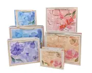 bulk 24 Large Landscape Floral Gift Bag Assorted 32cm