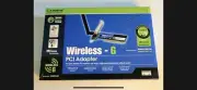 Linksys Wireless-G PCI Adapter with WMP54GS 802.11b 802.11g