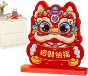 Chinese New Year Table Centerpiece,Spring Festival Signs Supplies - 2025 Chinese New Year Decoration Table Centerpieces Ornament Supplies For New Years